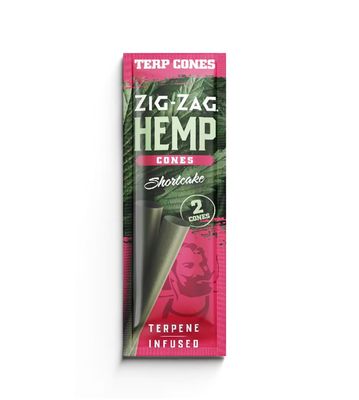 Zig Zag Terpene Infused Hemp Cone - Shortcake