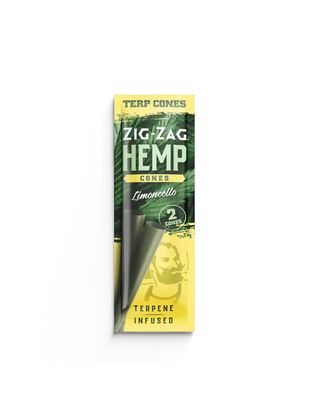 Zig Zag Terpene Infused Hemp Cone - Limoncello