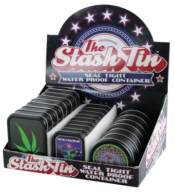 Stash Tins Assorted Designs &amp; Shapes