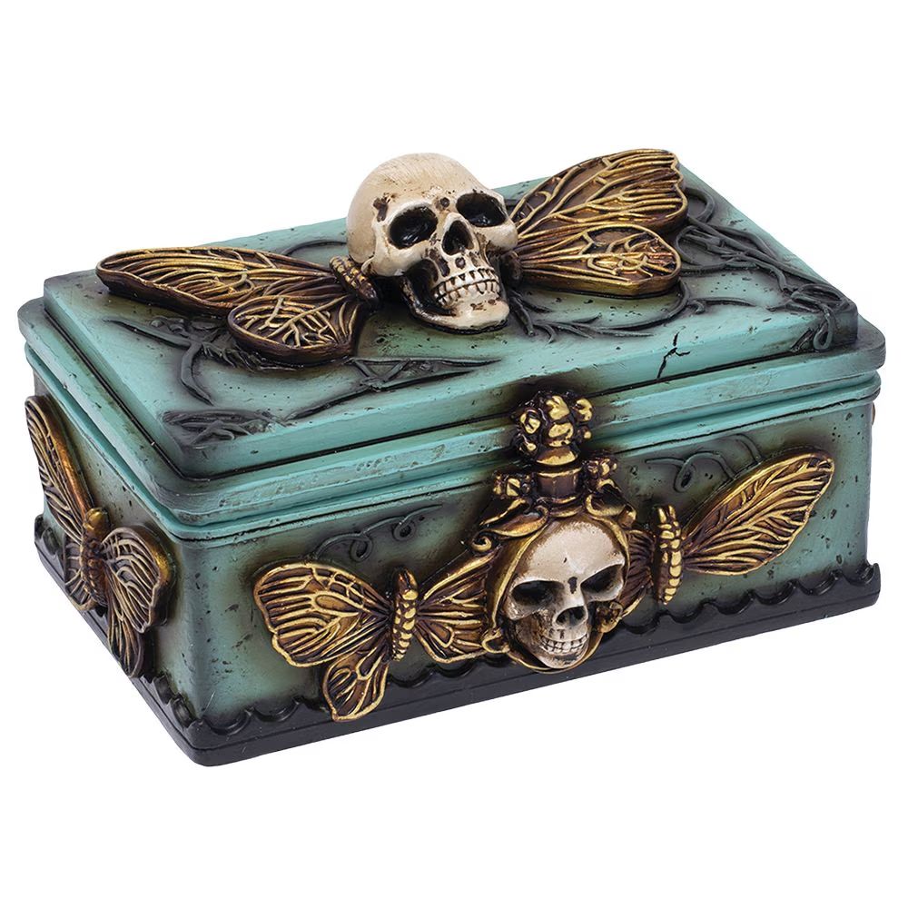 Fujima Death&#39;s Head Moth Sarcophagus Stash Box 5.5&quot;
