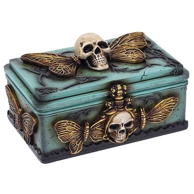 Fujima Death&#39;s Head Moth Sarcophagus Stash Box 5.5&quot;