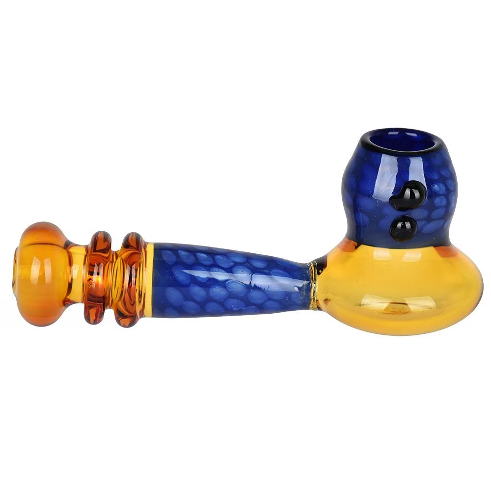 Multi-Marble Honeycomb Glass Hand Pipe 5&quot;