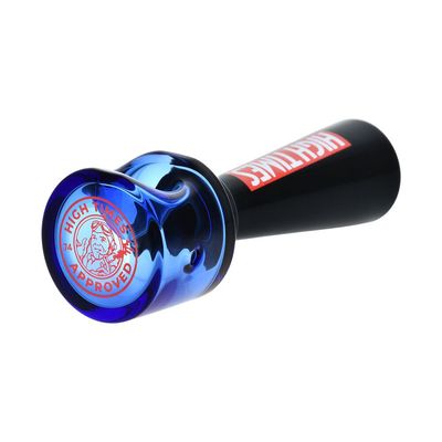 High Times® x Pulsar Geometric Spoon Pipe 4.25" Blue/Black