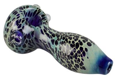 Deep Sea Bubble Swell Glass Spoon Pipe 4.25&quot;