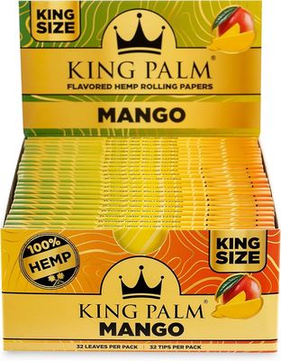 King Palm Hemp Papers &amp; Tips King Size 32ct