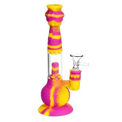 9&quot; Honey Bee Silicone 2 in 1 Water/Dab Rig