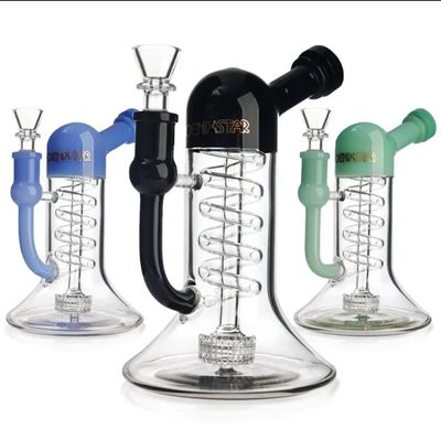 7.5&quot; Phoenix Star Coil Showerhead Bubbler