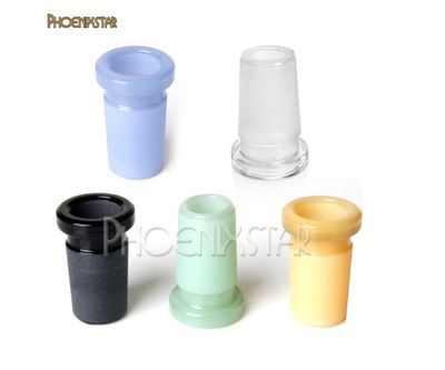 SHORT MINI 14mm MALE to 18mm FEMALE Colored Adaptor