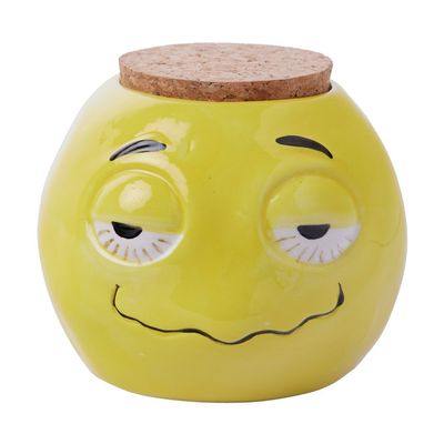 Stoned Emoji Stash Jar