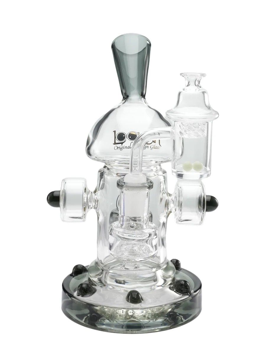 LOOKAH 8&quot; Mini Recycler Percolator Steampunk Water Bong