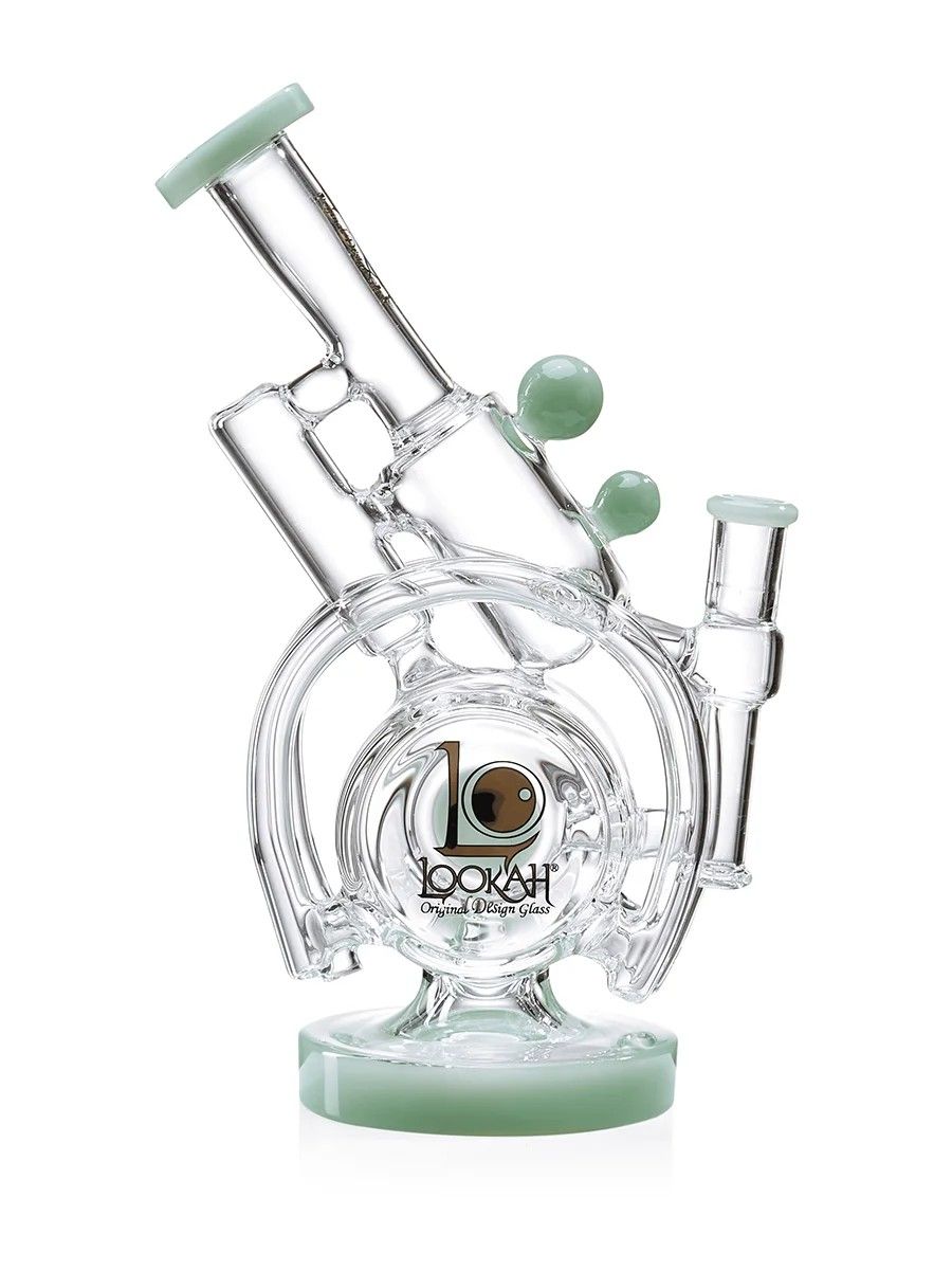 LOOKAH 14&quot; Recycler Orbital Double Chamber Water Bong