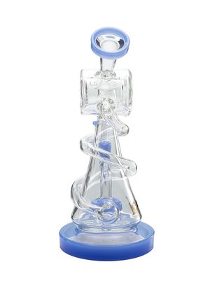 LOOKAH 9&quot; Mini Recycler Spiral Beaker Water Bong