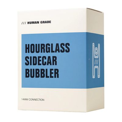 Human Grade 6&quot; Hourglass Sidecar Bubbler