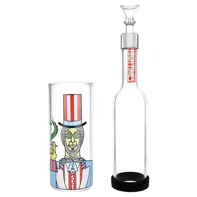 High Times x Pulsar Glass Gravity Water Pipe | Uncle Sam | 11.5&quot; | 19mm F
