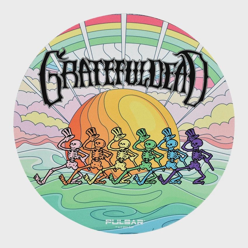Grateful Dead x Pulsar Under The Rainbow dab mat
