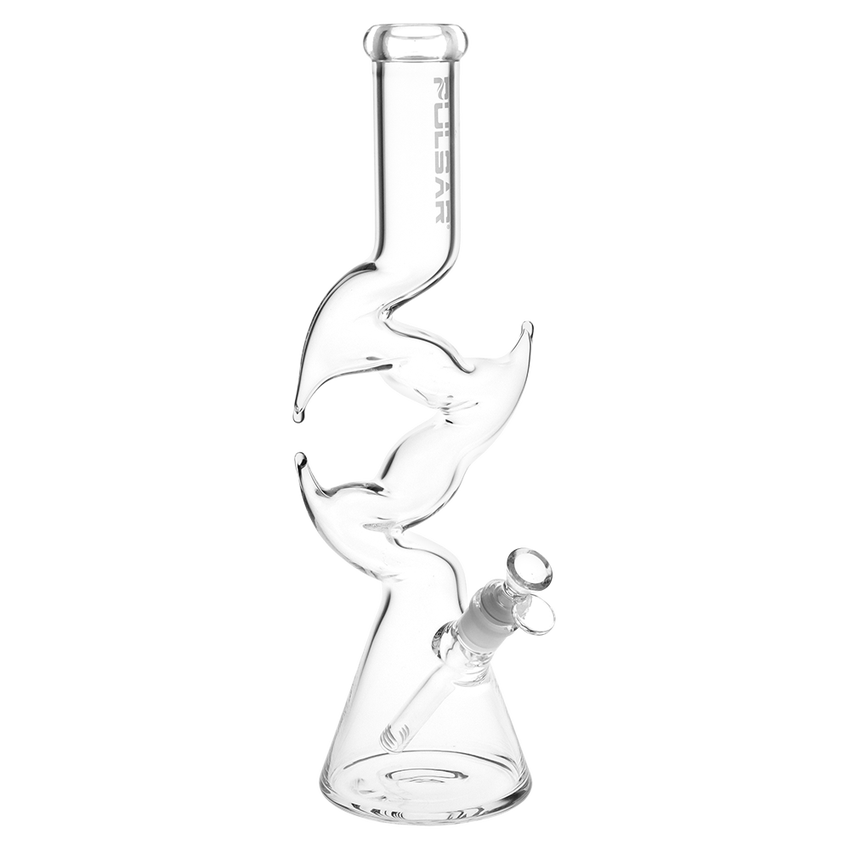 Pulsar 15.5&quot; Raptor Claw Glass Beaker Water Bong | Zong