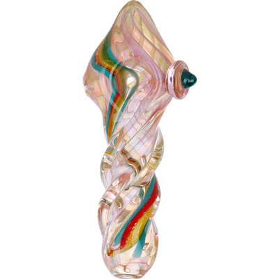 Candy Pop Memories Twisted Glass Hand Pipe | 5&quot;
