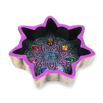 Chakgra w/ Stones Incense Burner