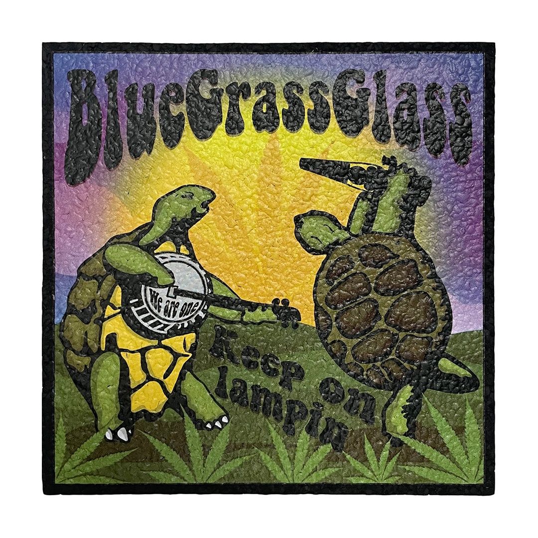 10&quot; Dab Mat - Bluegrass Glass Keep on Lampin