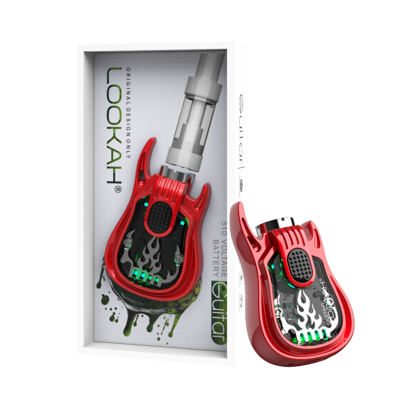 Lookah Guitar Battery, Color: Red