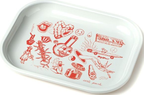 Big Fun Small Roling Trays, Style: Red