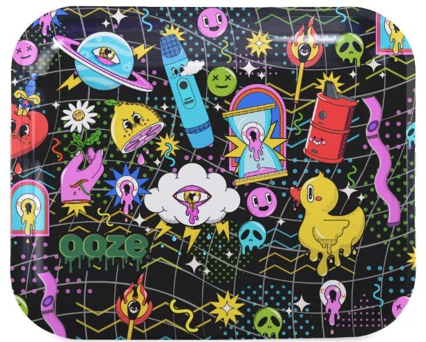 Ooze Rolling Tray, Style: Md. Time Warp