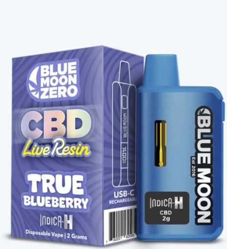 Blue Moon Zero | CBD Disposable | Blueberry | 2g