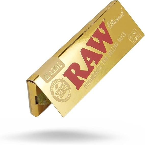 RAW Ethereal | Thin Rolling Paper | 1 1/4 | 50 leaves/pk