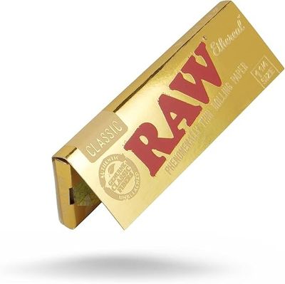 RAW Ethereal | Thin Rolling Paper | 1 1/4 | 50 leaves/pk