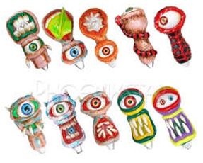 Eyeball Gremlin Hand Pipe