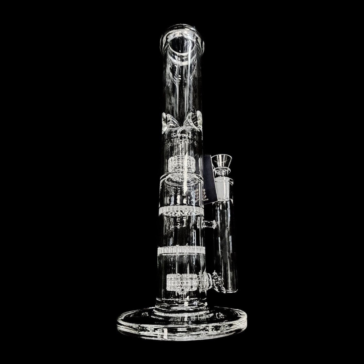Phoenix Star |14&quot; Quadruple Perc Straight Water Pipe
