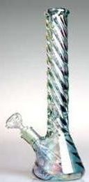 Holographic Rainbow Beaker Bong
