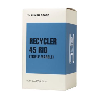 Human Grade | 7.5&quot; | Recycler 45 Rig | Triple Marble