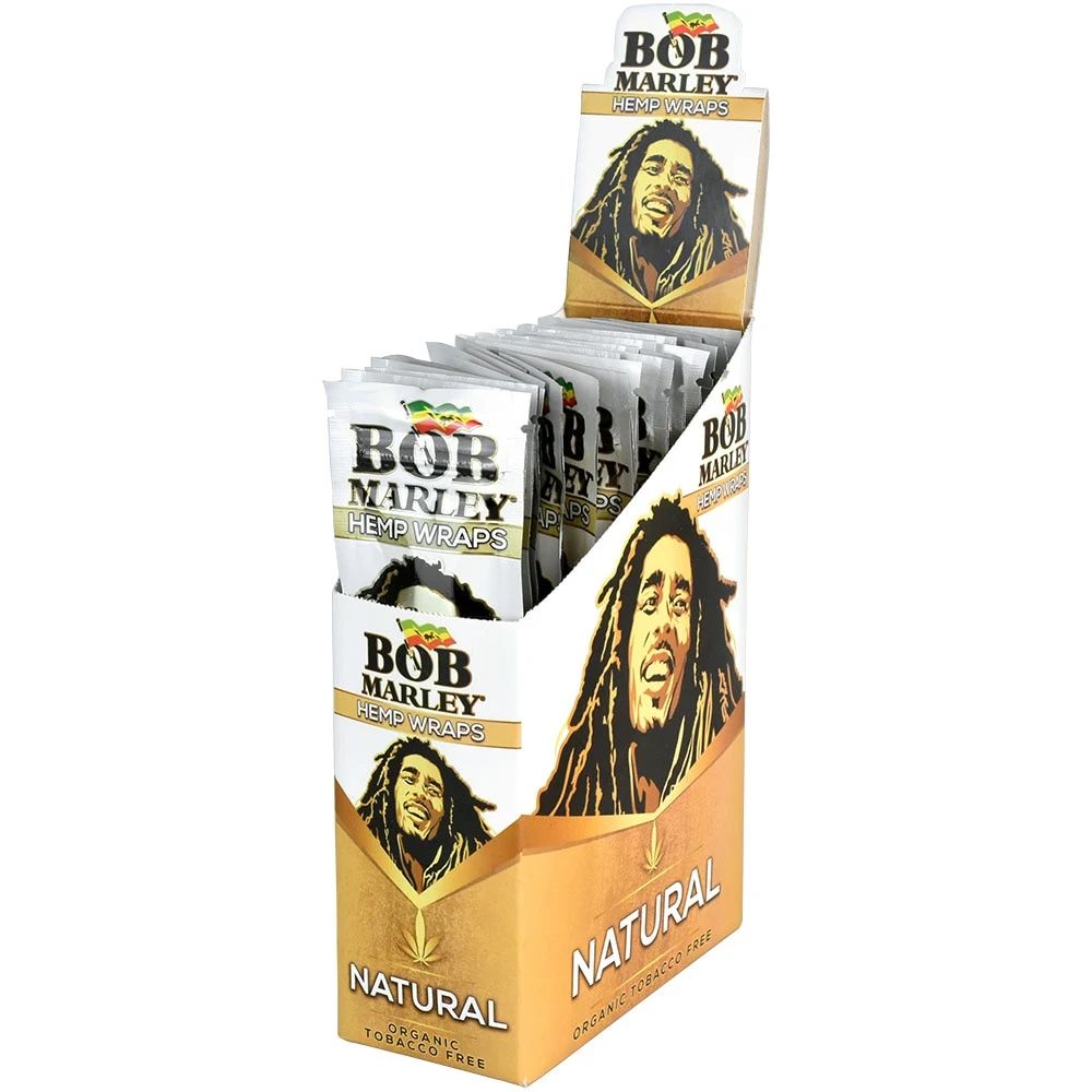 Bob Marley | Hemp Wrap | Natural | Organic | Tobacco Free | 2pk