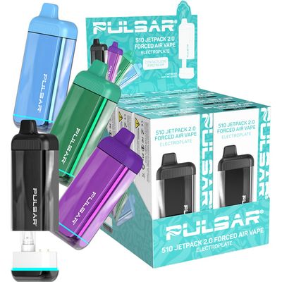 Pulsar 510 | Jetpack 2.0 | Variable Voltage | Forced Air Vape Bar | 650mAh | Color-Changing