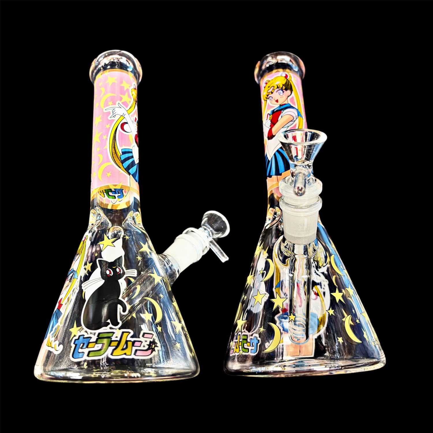 Anime Girl Beaker Bong Water Pipe