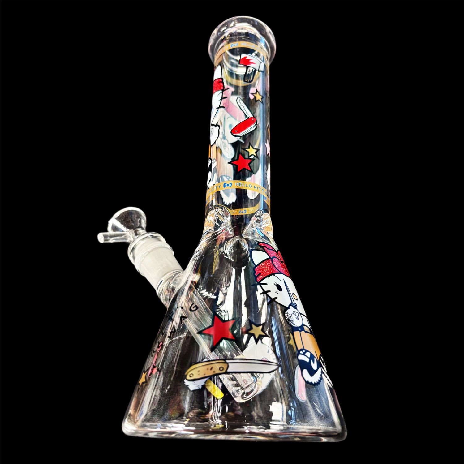 Swagged Out Kitty Beaker Water Pipe