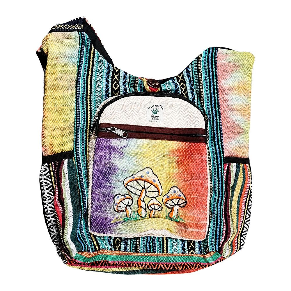 ThreadHeads | Tie-die Mushroom| Shoulder Bag 17&quot;x 15&quot;