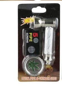 Metal Pipe | Screen &amp; Grinder Blister Pack