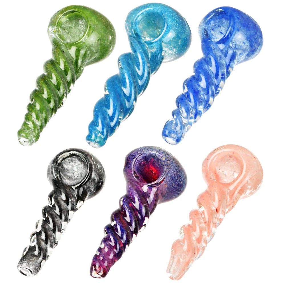 3&quot; | Twisted Frit | Hand Pipe