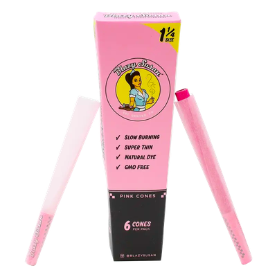 Blazy Susan | Pink | 1 1/4 Cones | 6pk