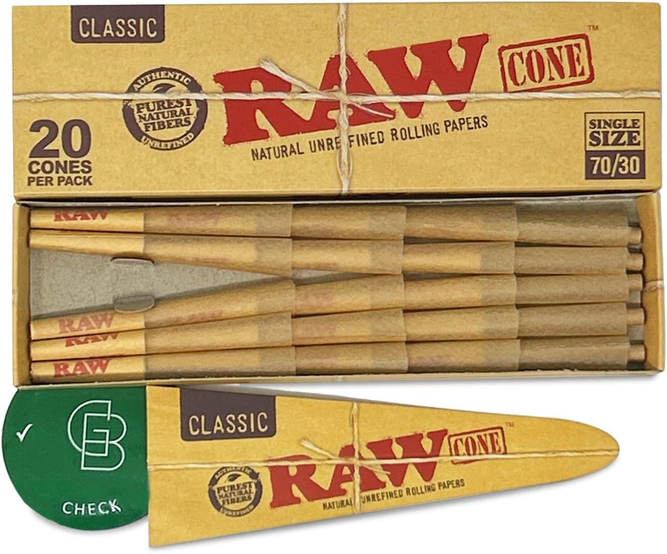 RAW | Classic 20pc Cones |70/45