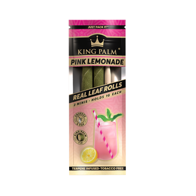 King Palm Pink Lemonade Leaf Tubes Minis 2ct