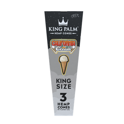 King Palm Hemp Cones Cali Cream King Size 3ct