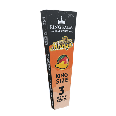 King Palm Honey Mango Hemp Cones King Size 3ct
