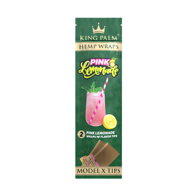King Palm Pink Lemonade Hemp Wraps 2ct