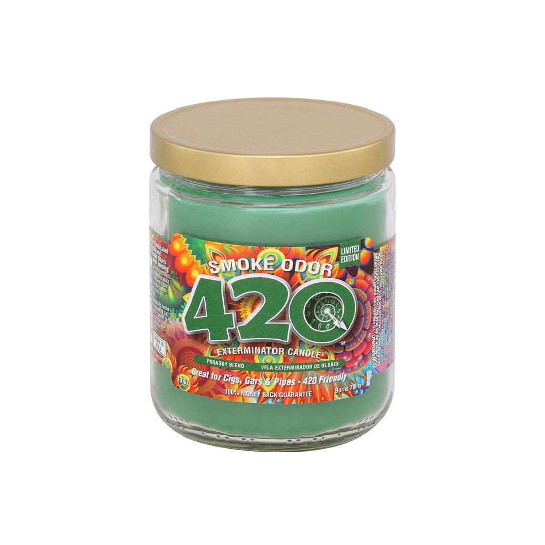 Smoke Odor Exterminator | Candles | 13oz Jar, Scents: 420