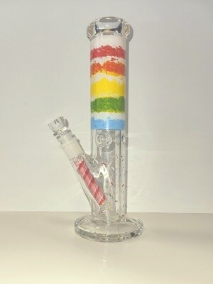 Pulsar Birthday Cake Design Series Straight Tube Water Pipe | 12" | 14mm F