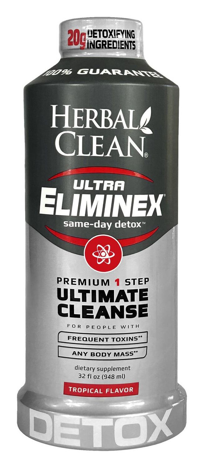 Herbal Clean | Ultra Eliminex | Premium 1 Step | 32oz, Flavor: Tropical