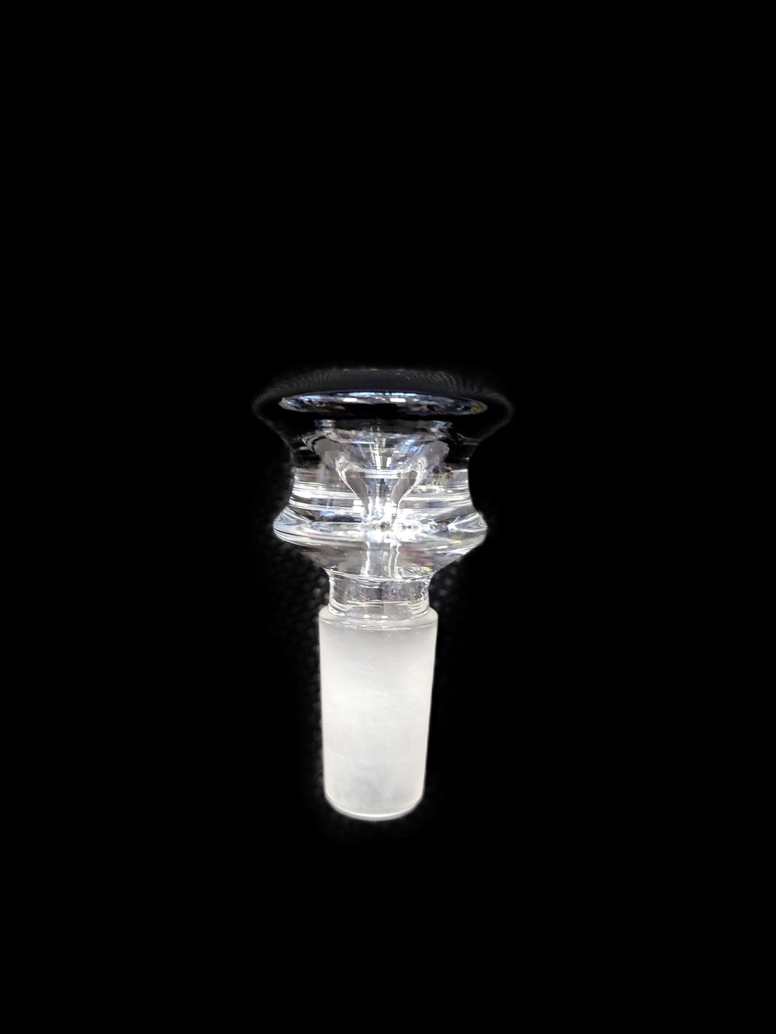 Heavy Glass Bowl, Color: Black, Size: 14mm